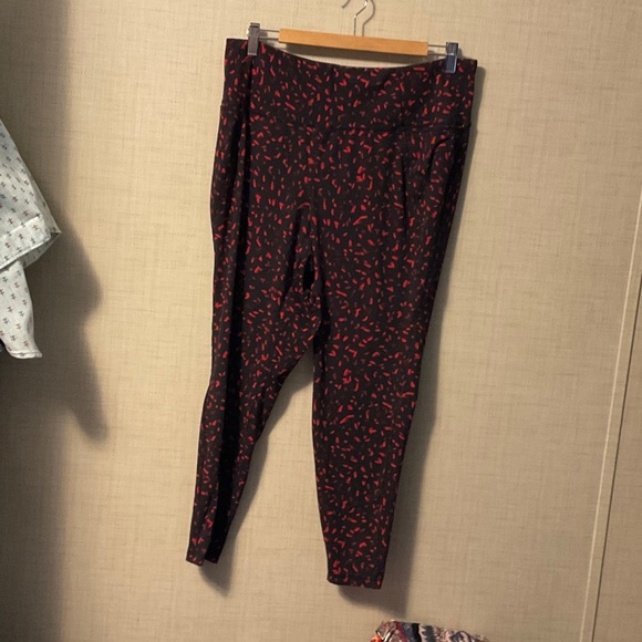 Livi Active Black and Red Track Pants - Picture 1 of 5